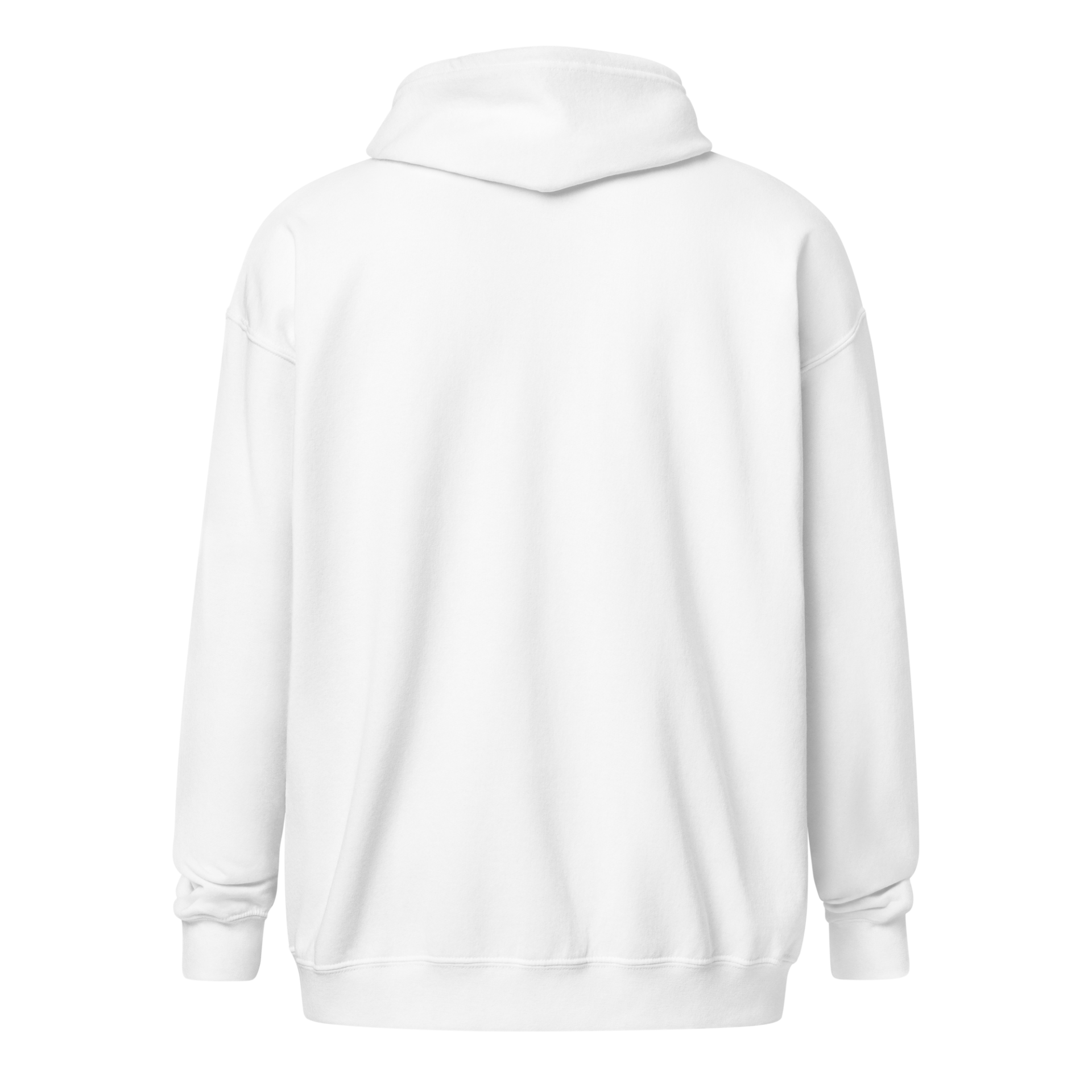 Heller Unisex Zip-Hoodie mit Front- & Backprint