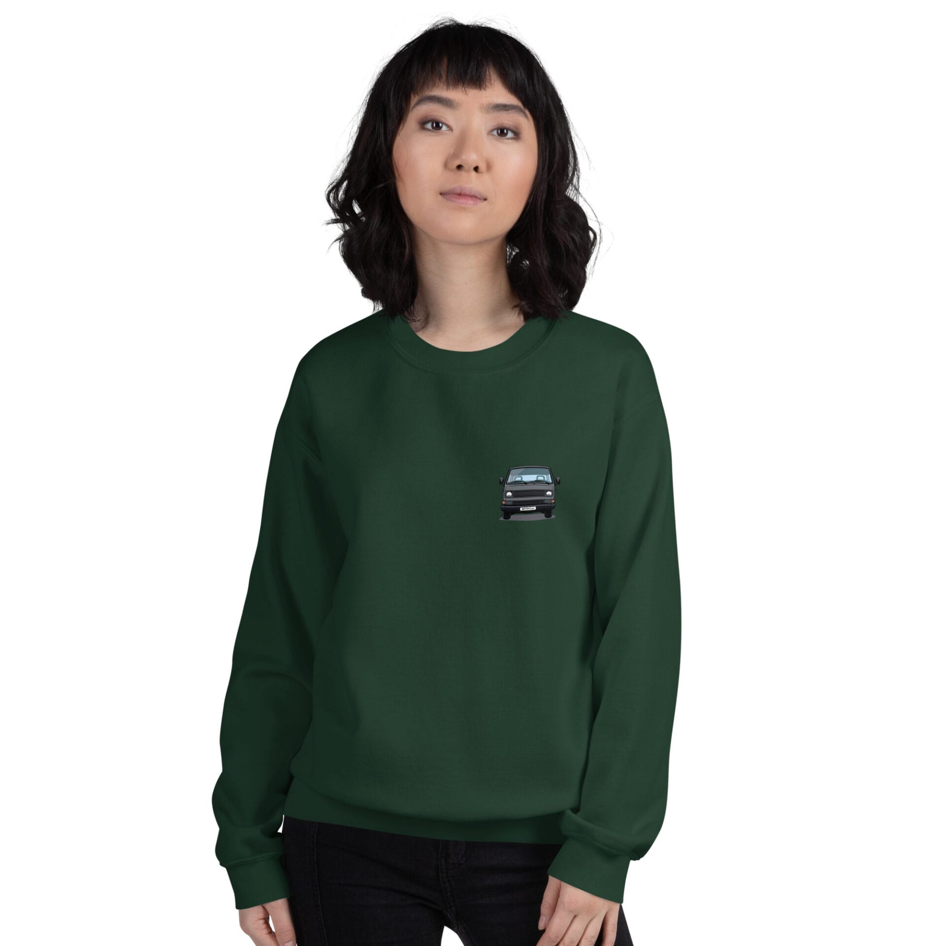 unisex-crew-neck-sweatshirt-forest-green-front-6a45709a70b5b.jpg