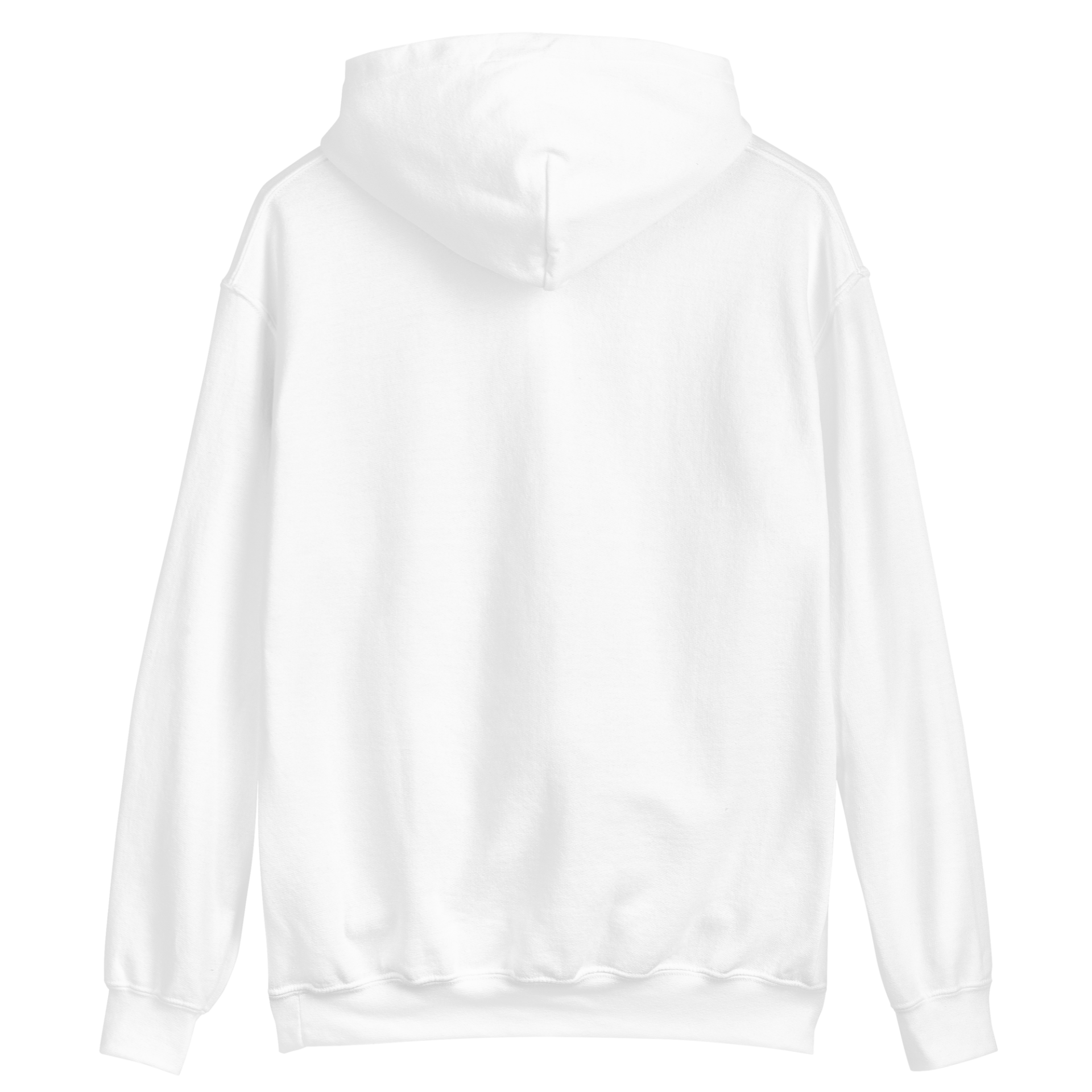 Dunkler Unisex-Kapuzenpullover – mit Front & Backprint