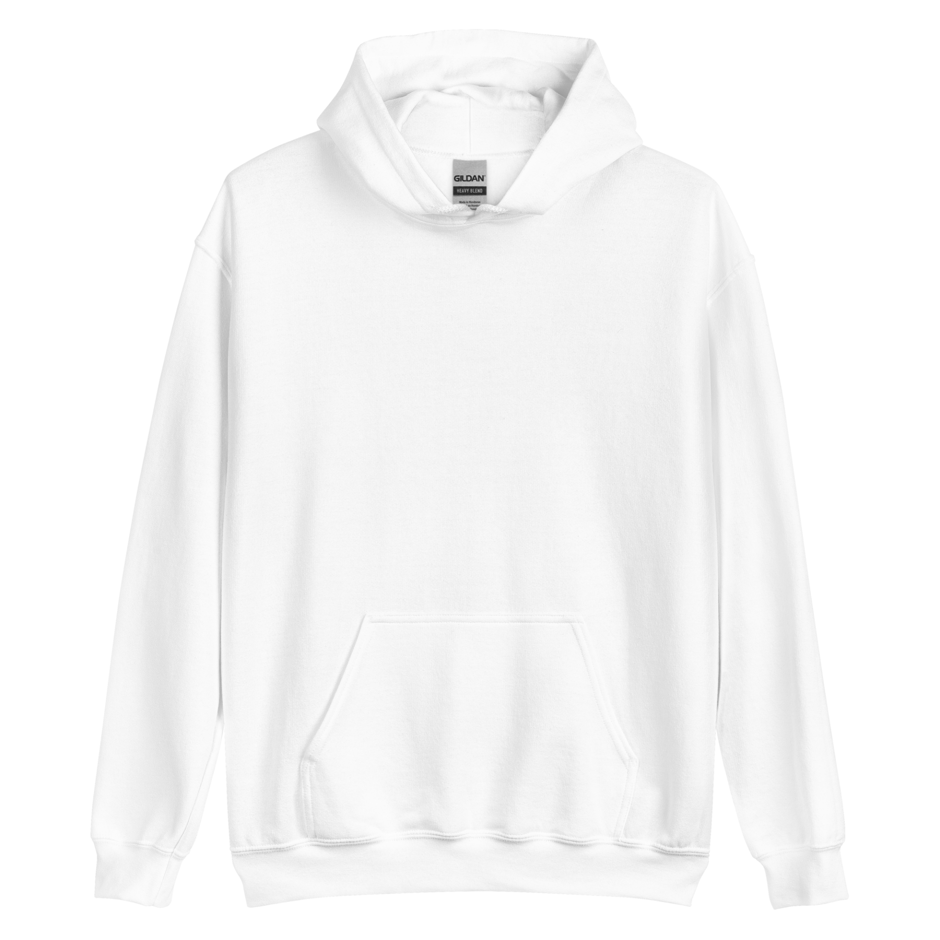 Dunkler Unisex-Kapuzenpullover – mit Front & Backprint