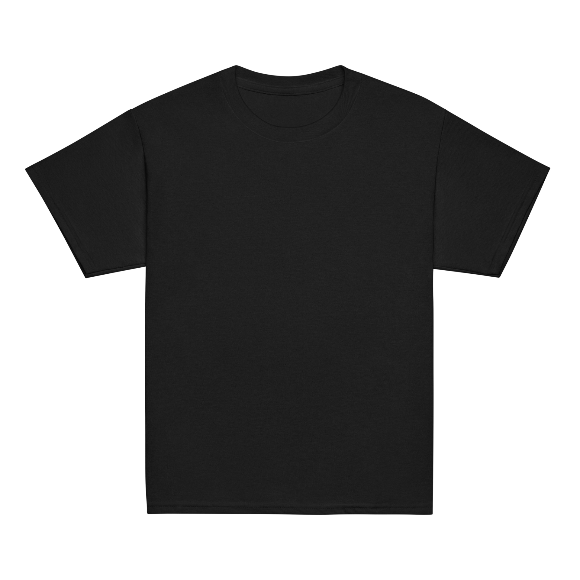 Dunkles, klassisches T-Shirt für Jugendliche – Front & Backprint